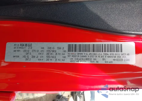 2018 Jeep Wrangler Jk Unlimited Altitude 4X4 z USA, uszkodzony, nr VIN 1C4BJWEG8JL889516